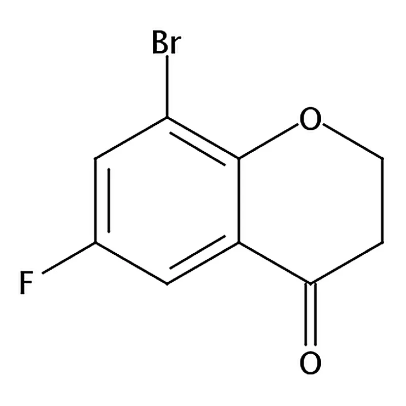 RHAWN 8-Bromo-6-fluorochroman-4-one