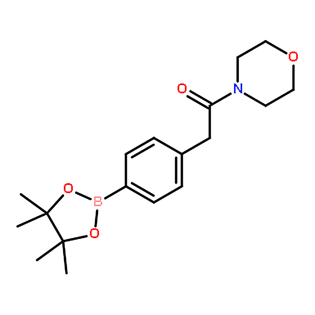 RHAWN 1-(4-morpholinyl)-2-[4-(4，4，5，5-tetramethyl-1，3，2-dioxaborolan-2-yl)phenyl]-Ethanone
