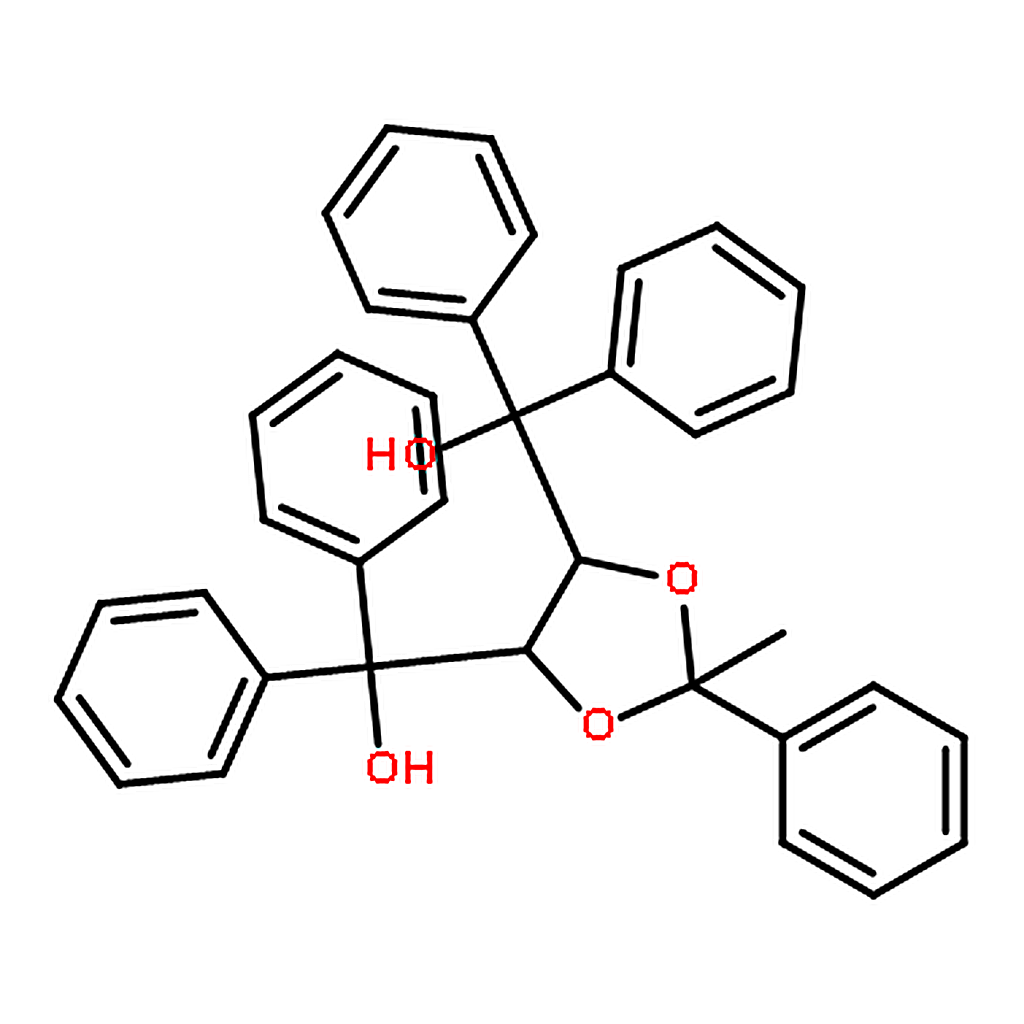 RHAWN (+)-4,5-Bis[hydroxy(diphenyl)methyl]-2-methyl-2-phenyl-1,3-dioxolane