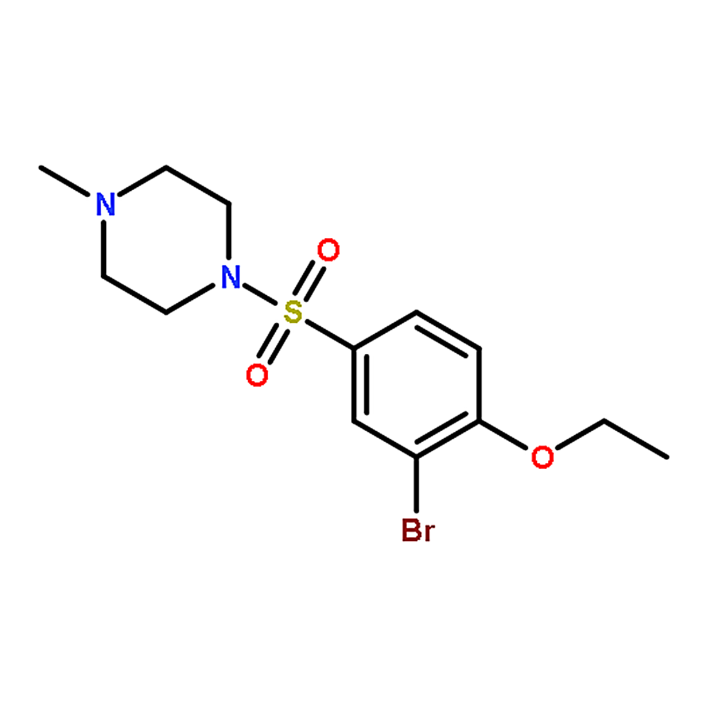 RHAWN 1-((3-Bromo-4-ethoxyphenyl)sulfonyl)-4-methylpiperazine