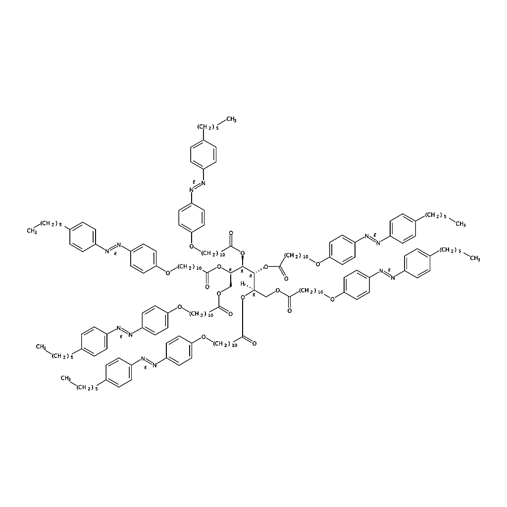 RHAWN 1，2，3，4，5，6-Hexa-O-[11-[4-(4-hexylphenylazo)phenoxy]undecanoyl]-D-mannitol