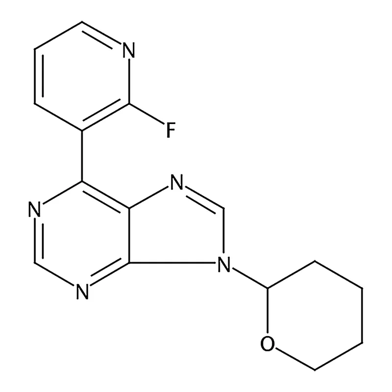 RHAWN 6-(2-Fluoropyridin-3-yl)-9-(tetrahydro-2H-pyran-2-yl)-9H-purine
