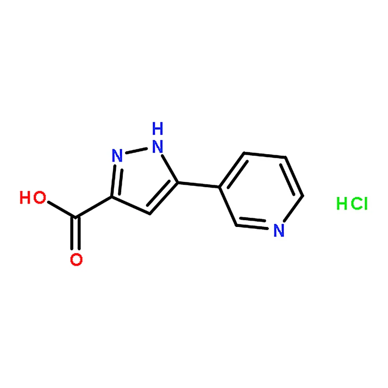 RHAWN 5-(Pyridin-3-yl)-1H-pyrazole-3-carboxylic acid hydrochloride