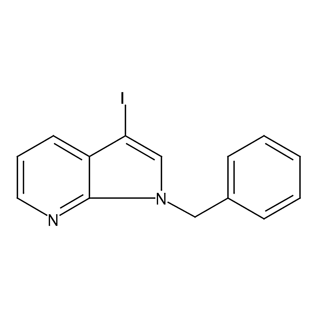 RHAWN 1-Benzyl-3-iodo-1H-pyrrolo[2,3-b]pyridine