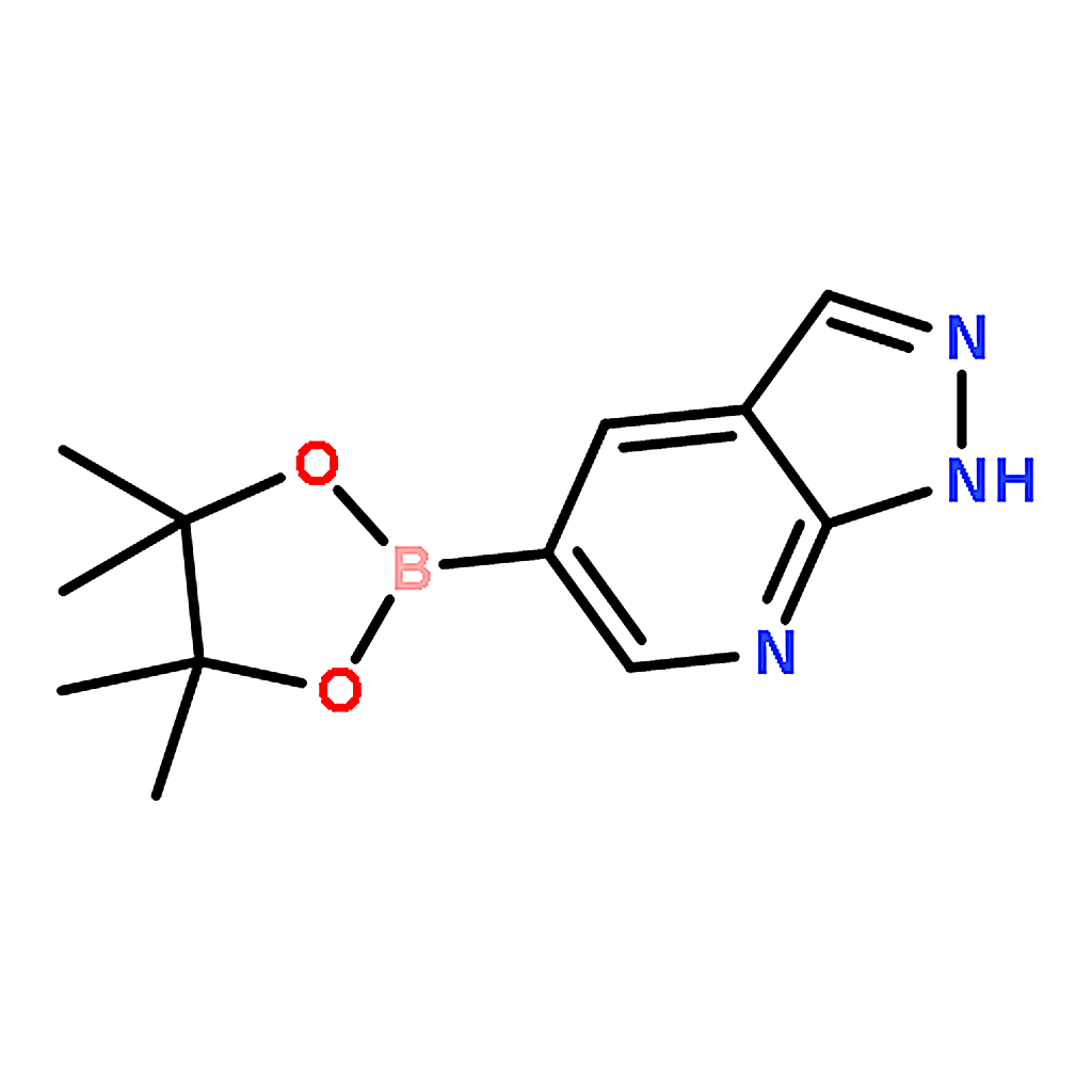 RHAWN 5-(4,4,5,5-Tetramethyl-1,3,2-dioxaborolan-2-yl)-1H-pyrazolo[3,4-b]pyridine