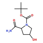 RHAWN (2S,4R)-1-Boc-2-carbamoyl-4-hydroxypyrrolidine