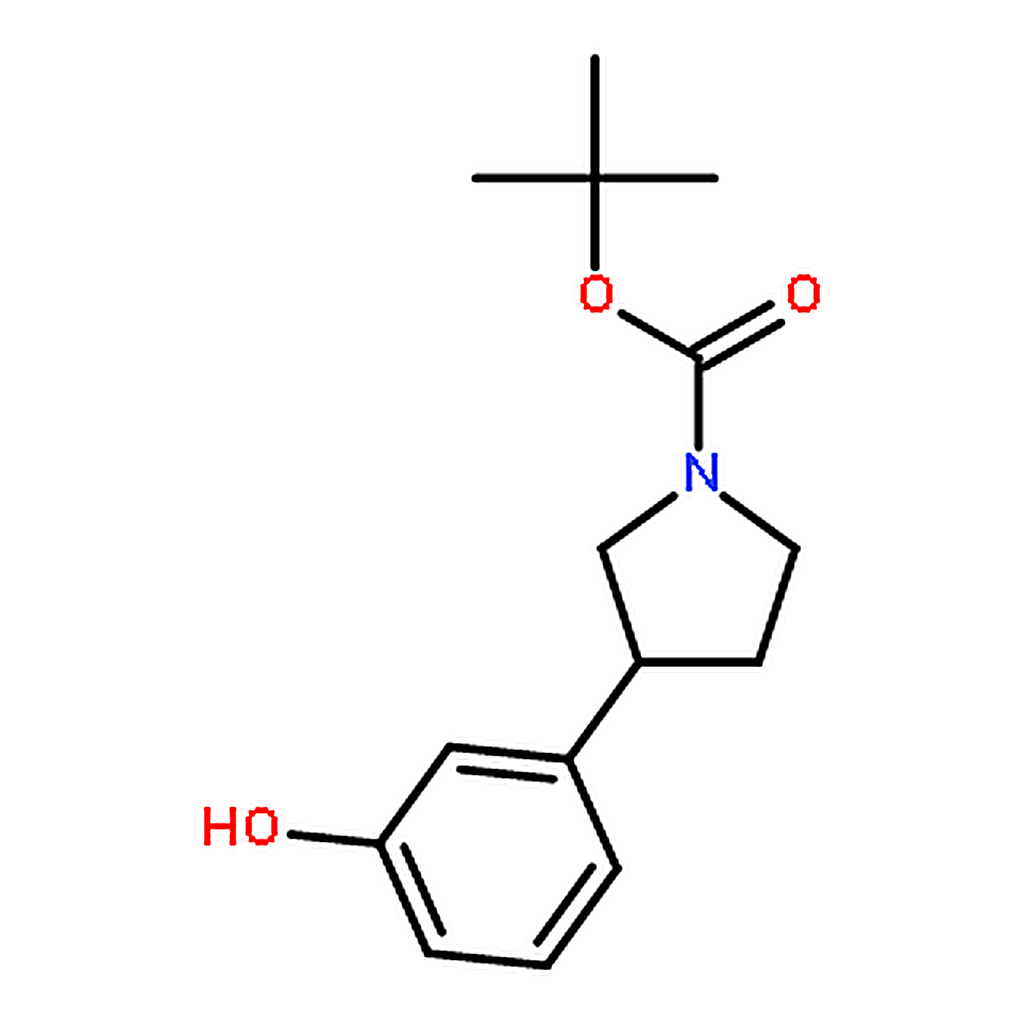 RHAWN tert-Butyl3-(3-hydroxyphenyl)pyrrolidine-1-carboxylate