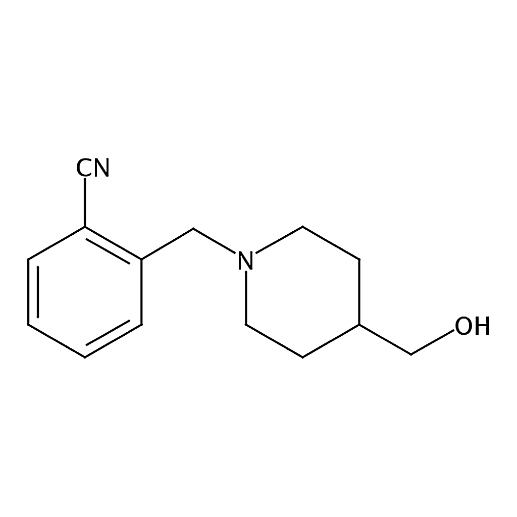 RHAWN 2-((4-(Hydroxymethyl)piperidin-1-yl)methyl)benzonitrile
