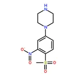RHAWN N-(4-Methylsulphonyl-3-nitrophenyl)piperazine