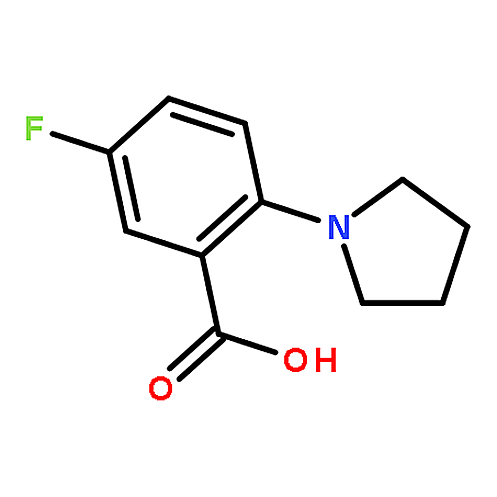 RHAWN 5-Fluoro-2-pyrrolidinobenzoic Acid