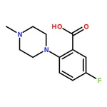 RHAWN 5-Fluoro-2-(4-methyl-1-piperazinyl)benzoic Acid