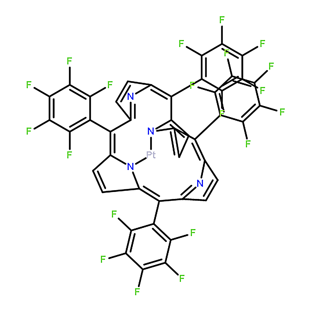 RHAWN meso-5，10，15，20-Tetrakis(pentafluorophenyl)porphyrinatoplatinum