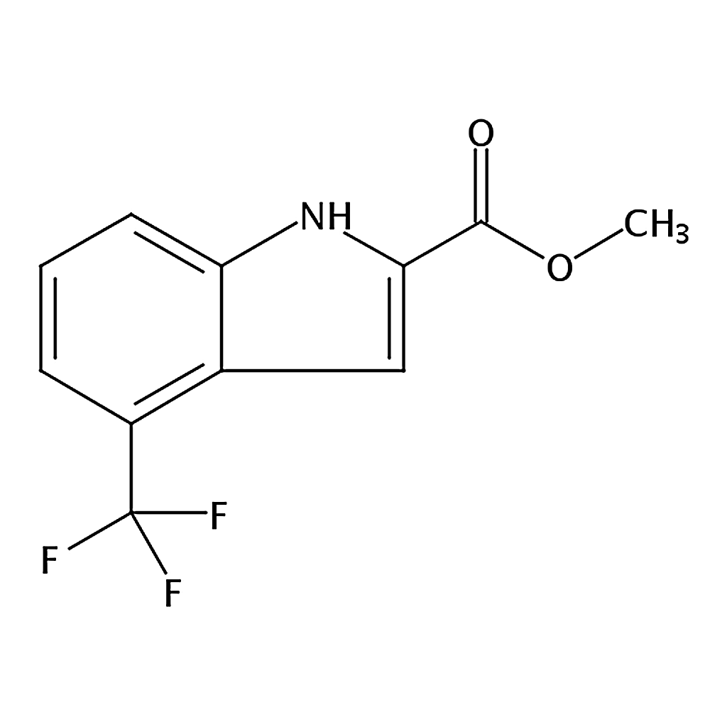 RHAWN Methyl 4-(trifluoromethyl)-1H-indole-2-carboxylate