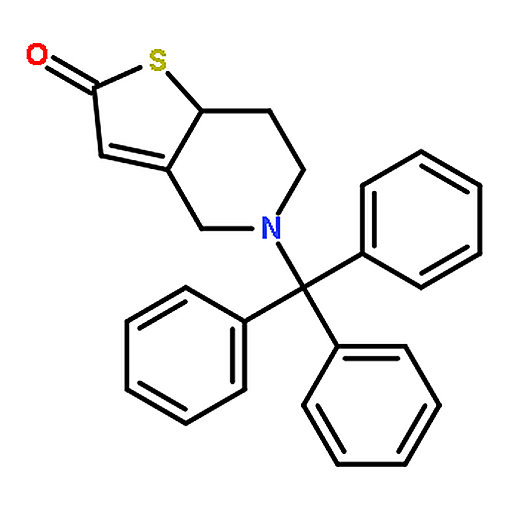 RHAWN 5-Trityl-5,6,7,7a-tetrahydrothieno[3,2-c]pyridin-2(4H)-one