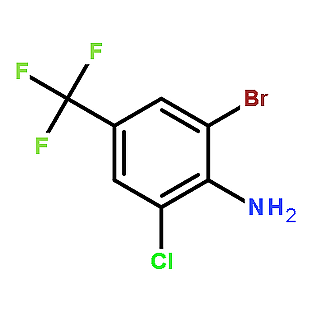 RHAWN 2-BROMO-6-CHLORO-4-(TRIFLUOROMETHYL) ANILINE