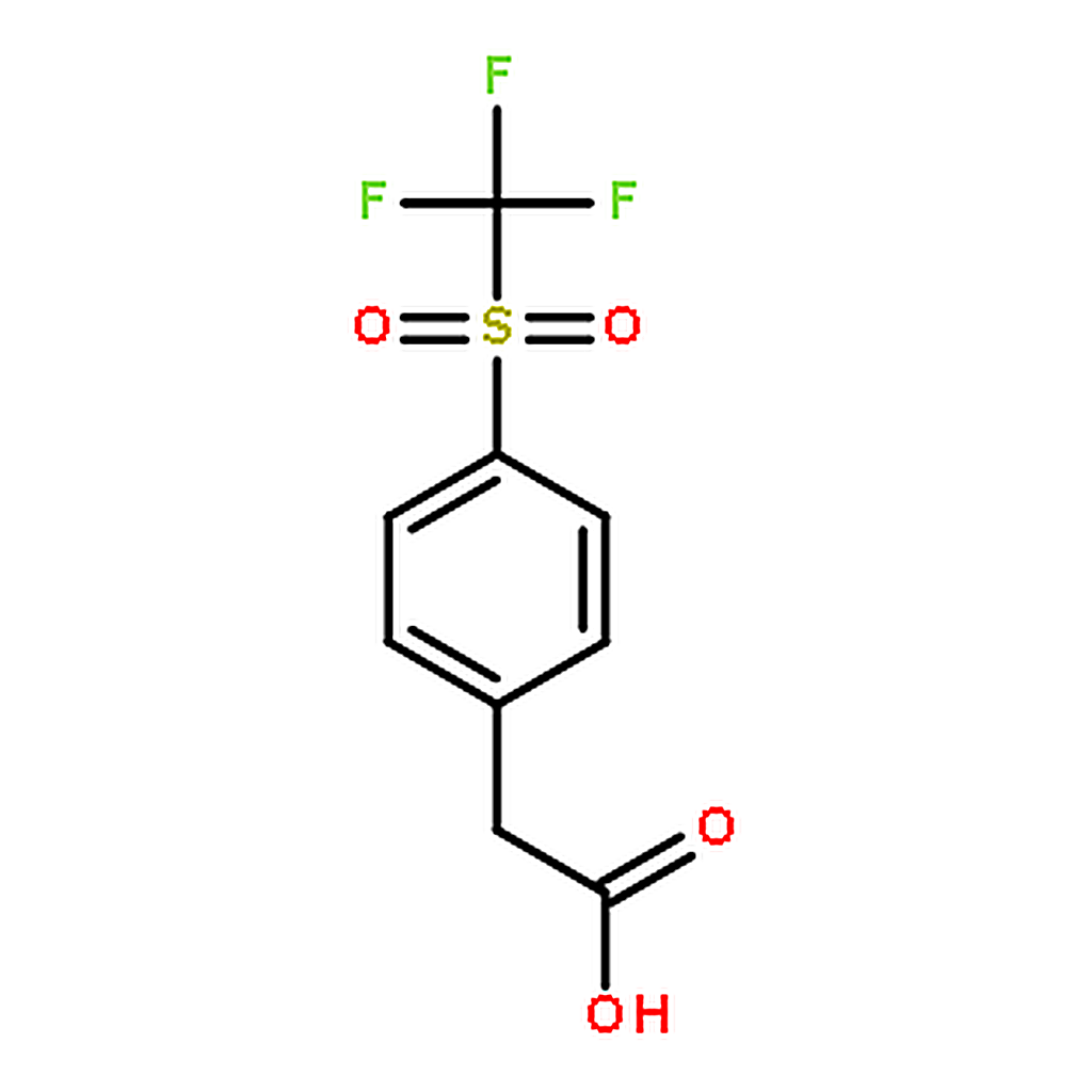 RHAWN 4-(Trifluoromethylsulfony)phenylacetic acid