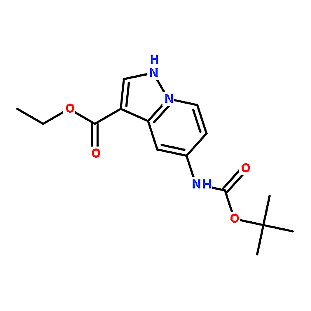 RHAWN Ethyl 5-((tert-Butoxycarbonyl)amino)pyrazolo[1，5-a]pyridine-3-carboxylate