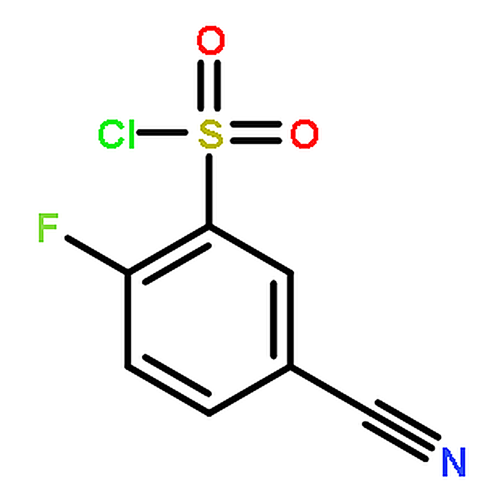 RHAWN 5-Cyano-2-fluorobenzene-1-sulfonyl chloride