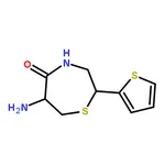 RHAWN (2S,6R)-6-Amino-2-(thiophen-2-yl)-1,4-thiazepan-5-one