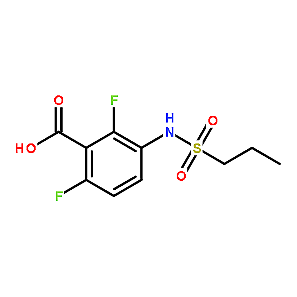 RHAWN 2,6-Difluoro-3-(propylsulfonamido)benzoic acid