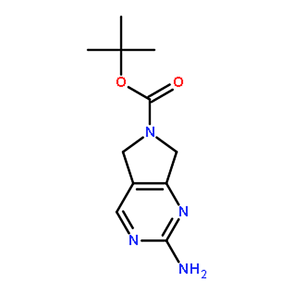 RHAWN tert-Butyl 2-amino-5H-pyrrolo[3，4-d]pyrimidine-6(7H)-carboxylate