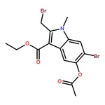 RHAWN Ethyl 5-acetoxy-6-bromo-2-(bromomethyl)-1-methyl-1H-indole-3-carboxylate