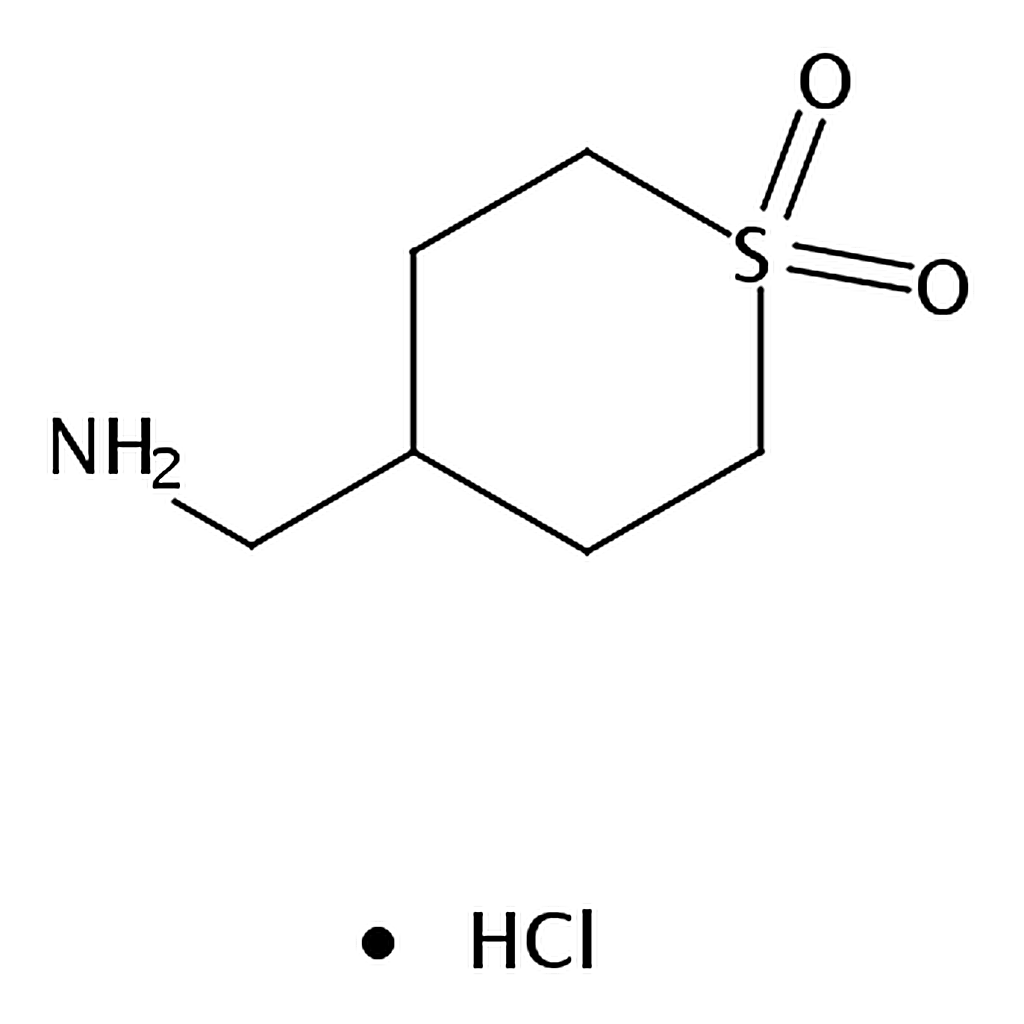 RHAWN 4-(Aminomethyl)tetrahydro-2H-thiopyran 1,1-dioxide hydrochloride