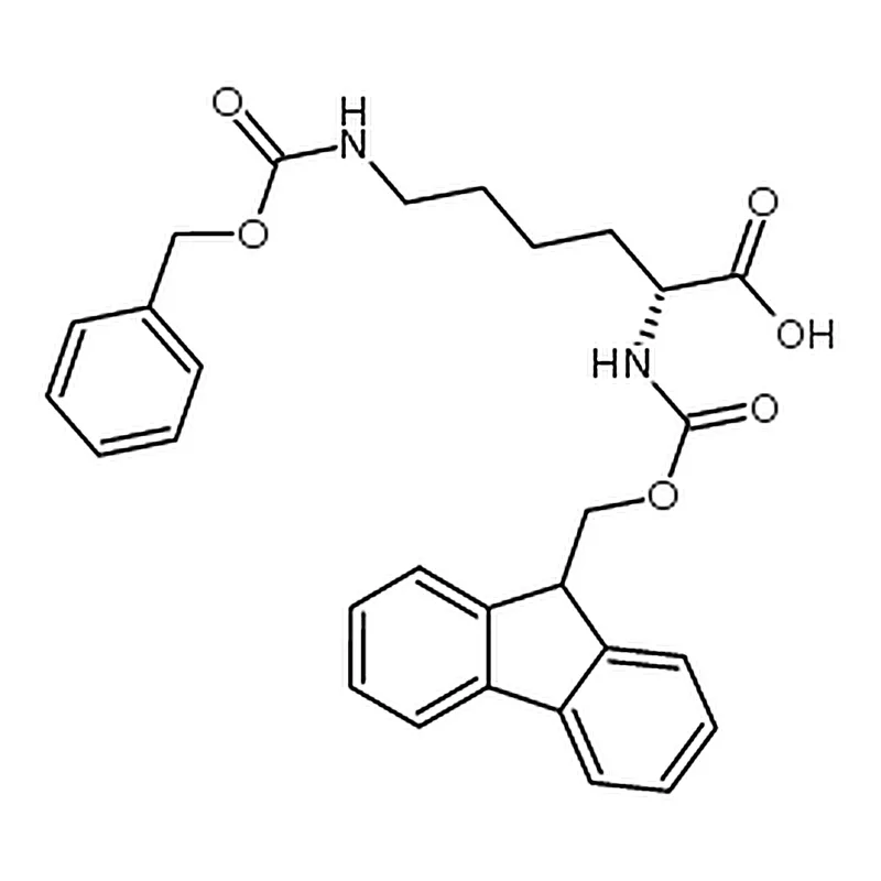 RHAWN (R)-2-((((9H-Fluoren-9-yl)methoxy)carbonyl)amino)-6-(((benzyloxy)carbonyl)amino)hexanoic acid