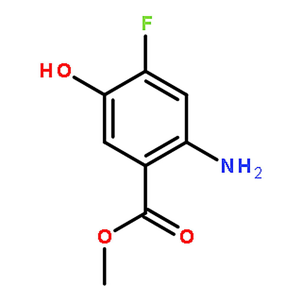 RHAWN Methyl 2-amino-4-fluoro-5-hydroxybenzoate