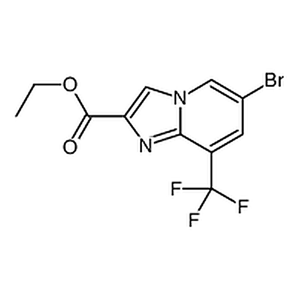 RHAWN Ethyl 6-broMo-8-(trifluoroMethyl)iMidazo[1，2-a]pyridine-2-carboxylate