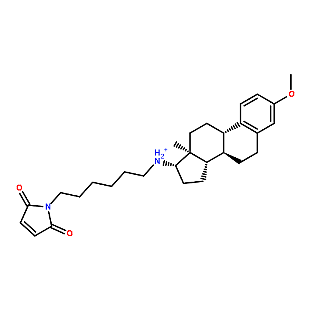 RHAWN 1-[6-[((17)-3-Methoxyestra-1,3,5[10]-trien-17-yl)amino]hexyl]-1H-pyrrole-2,5-dione