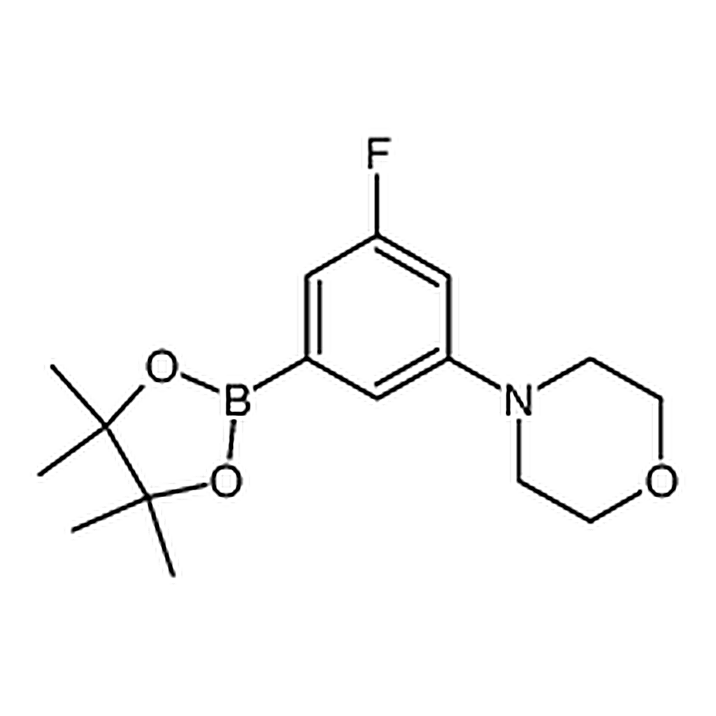 RHAWN 4-(3-Fluoro-5-(4,4,5,5-tetramethyl-1,3,2-dioxaborolan-2-yl)phenyl)morpholine