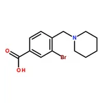 RHAWN 3-Bromo-4-(piperidin-1-ylmethyl)benzoic acid