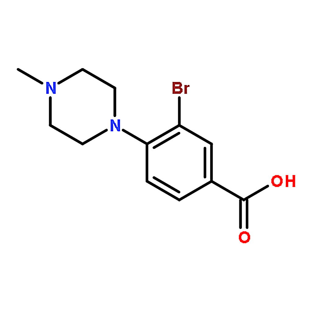 RHAWN 3-Bromo-4-(4-methyl-1-piperazinyl)benzoic Acid
