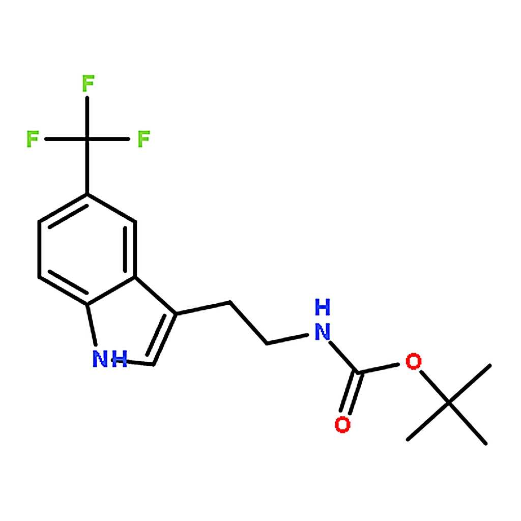 RHAWN tert-Butyl (2-(5-(trifluoromethyl)-1H-indol-3-yl)ethyl)carbamate