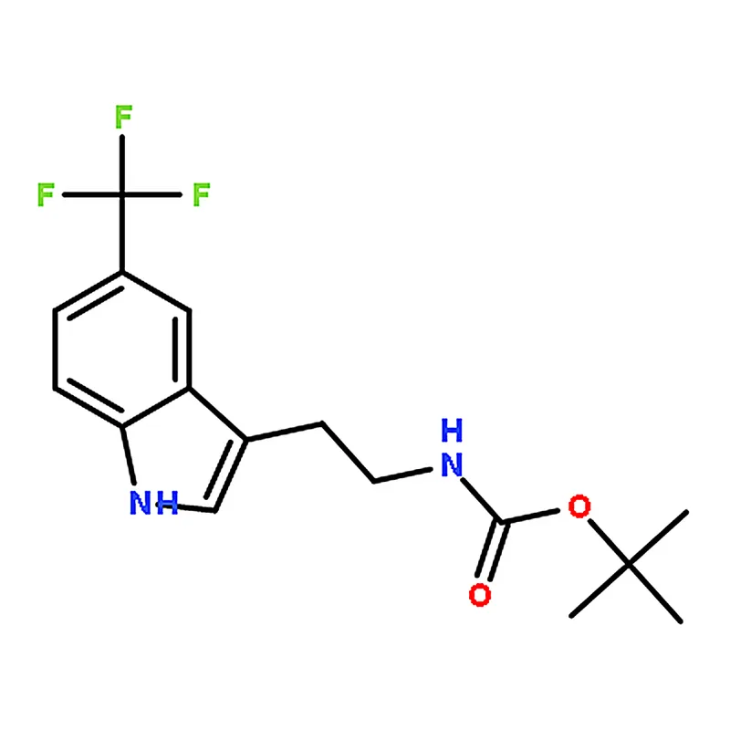 RHAWN tert-Butyl (2-(5-(trifluoromethyl)-1H-indol-3-yl)ethyl)carbamate