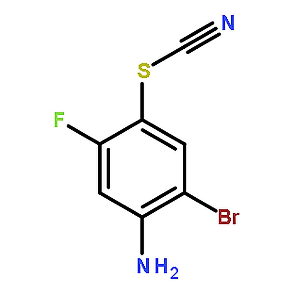 RHAWN 2-Bromo-5-fluoro-4-thiocyanatoaniline