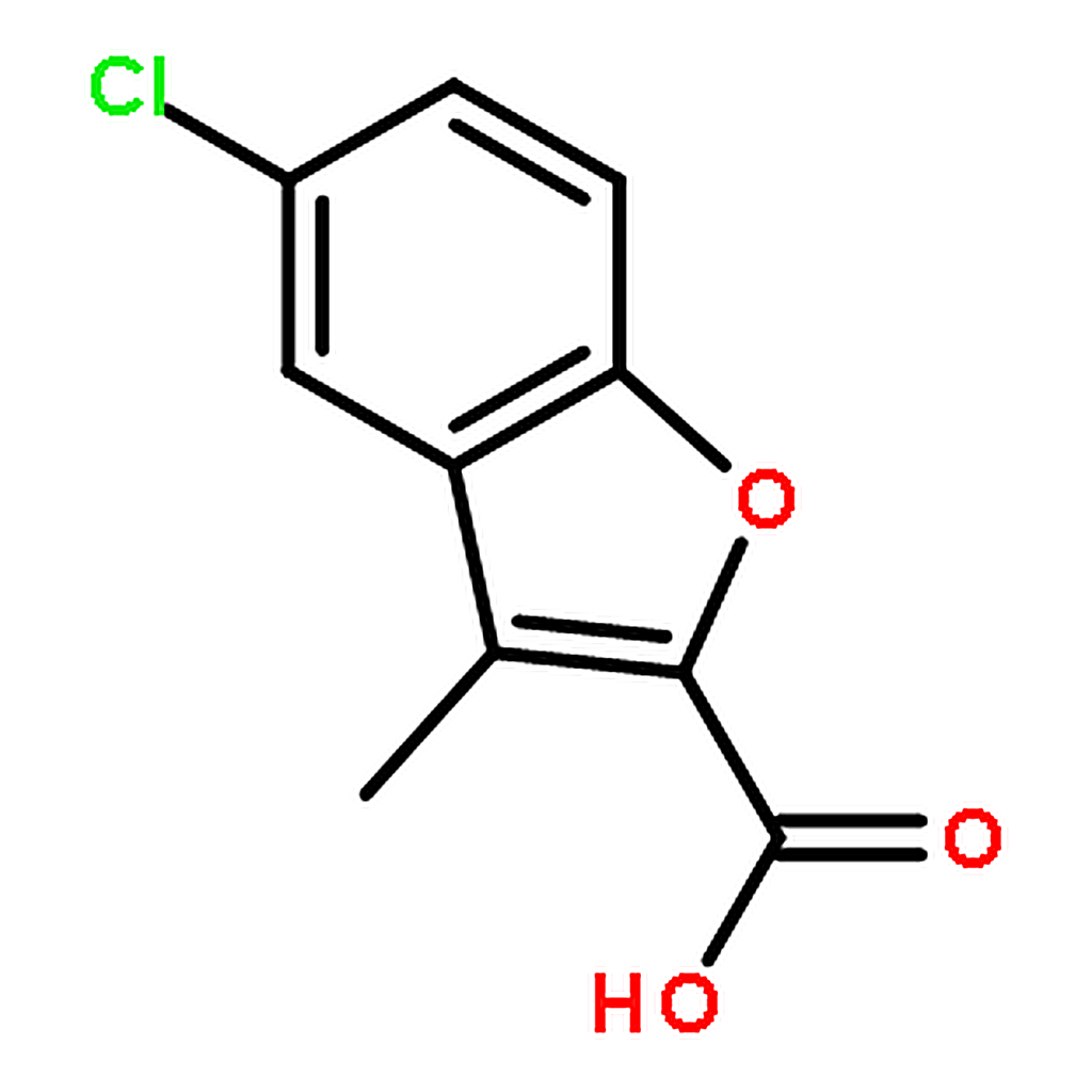 RHAWN 5-Chloro-3-methyl-benzofuran-2-carboxylicacid