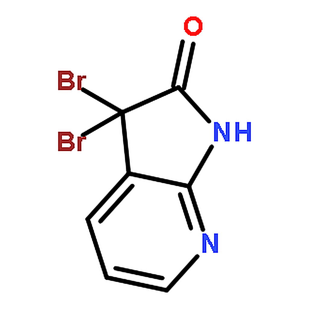 RHAWN 3,3-Dibromo-1H-pyrrolo[2,3-b]pyridin-2(3H)-one