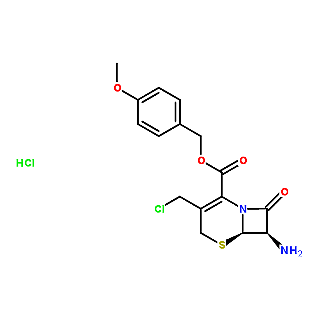 RHAWN (6R，7R)-4-Methoxybenzyl 7-amino-3-(chloromethyl)-8-oxo-5-thia-1-azabicyclo[4.2.0]oct-2-ene-2