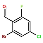 RHAWN 2-Bromo-4-chloro-6-fluorobenzaldehyde