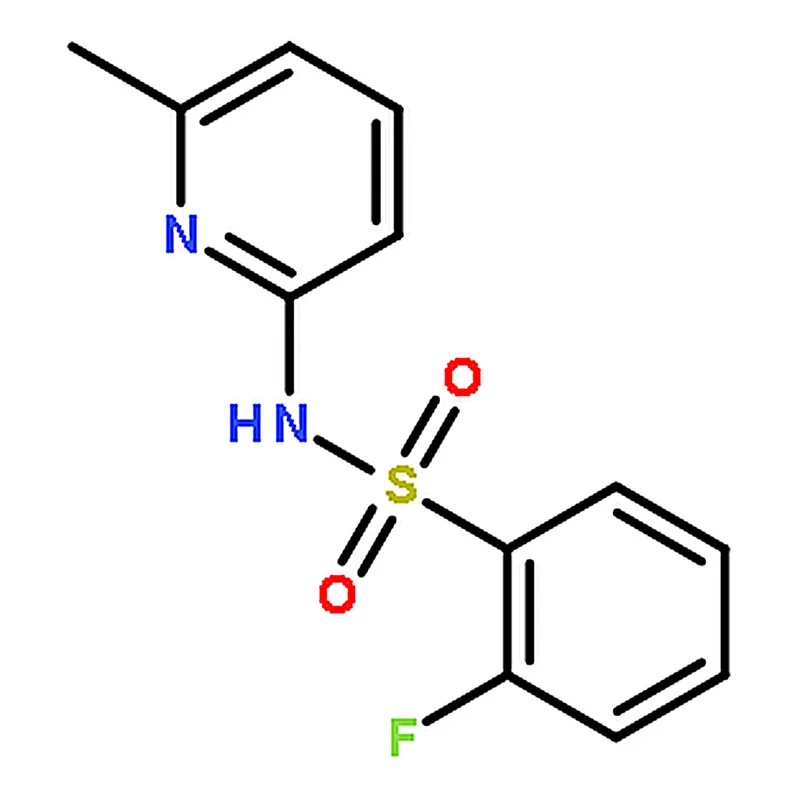 RHAWN 2-Fluoro-N-(6-methyl-2-pyridyl)benzenesulfonamide
