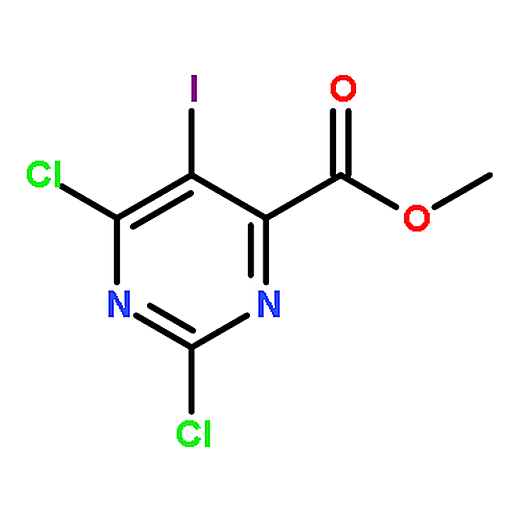 RHAWN Methyl 2,6-dichloro-5-iodopyrimidine-4-carboxylate