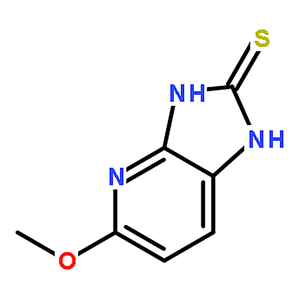 RHAWN 2-Mercapto-5-methoxyimidazole[4,5-b]pyridine
