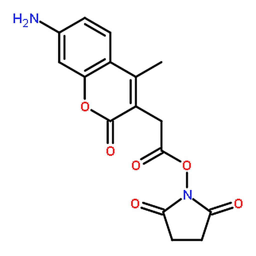 RHAWN 7-Amino-4-methyl-3-coumarinacetic acid N-succinimidyl ester