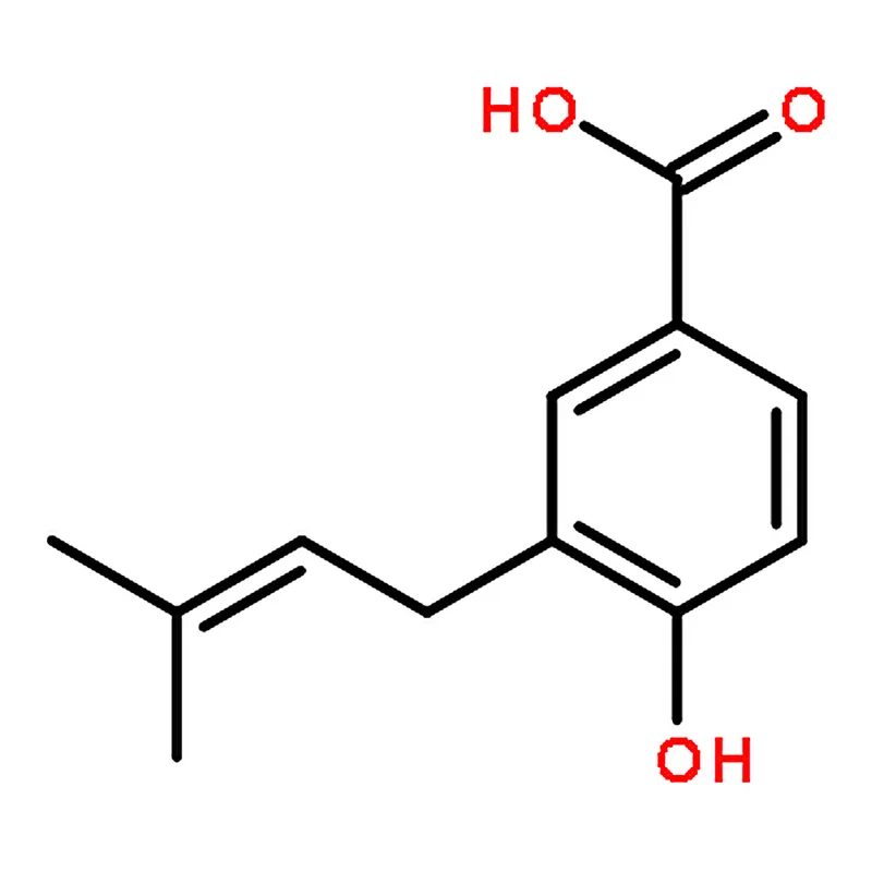 RHAWN 4-Hydroxy-3-(3-methylbut-2-en-1-yl)benzoic acid