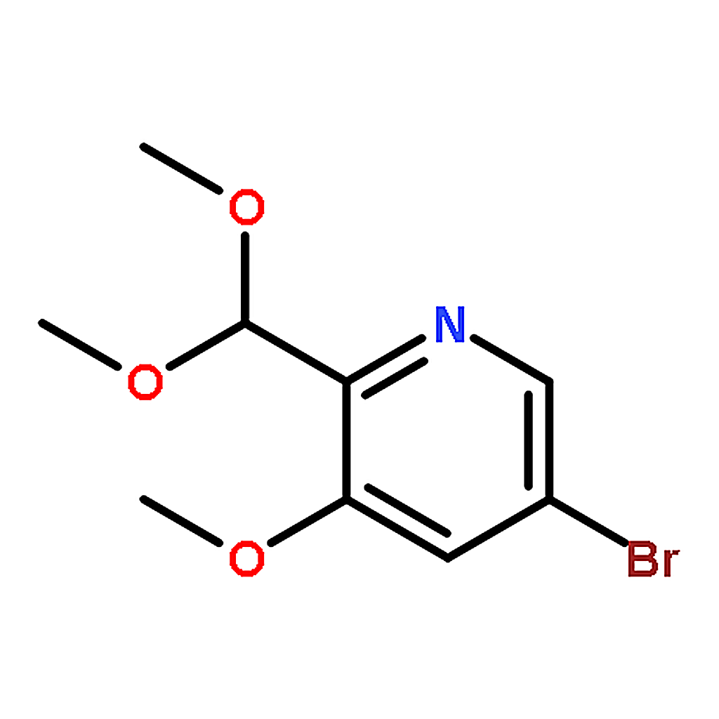 RHAWN 5-Bromo-2-(dimethoxymethyl)-3-methoxypyridine