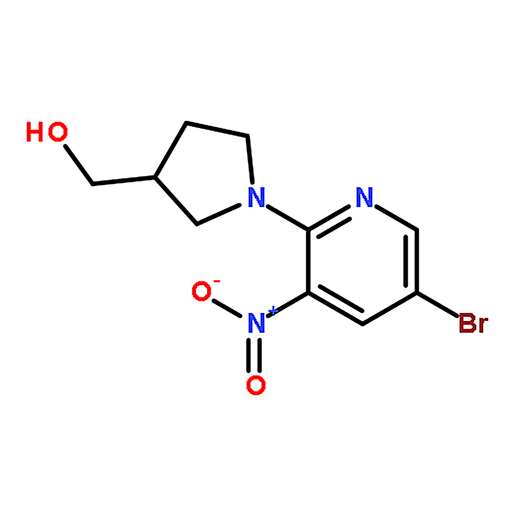 RHAWN (1-(5-Bromo-3-nitropyridin-2-yl)pyrrolidin-3-yl)methanol