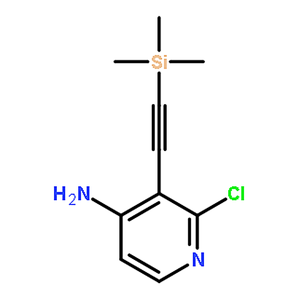 RHAWN 2-Chloro-3-((trimethylsilyl)ethynyl)pyridin-4-amine