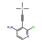 RHAWN 2-Chloro-3-((trimethylsilyl)ethynyl)pyridin-4-amine